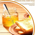 Miniatyrbillede 3 af 5: Honning- og Marmelade Ske, 4 stk Rustfrit Stål Skeer, Dessert Ske, Spiral Bestik, Marmelade Glas - yuhao