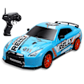 Miniatyrbillede 1 af 5: RC Driftbil Llight Blue