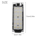 Miniatyrbild 4 av 5: 2 st LED-nummerplåtsbelysning för bil för Renault Megane 2 Clio Laa 2 Megane 3 Twingo Master Vel
