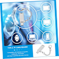 Pikkukuva 2 / 8: 1kpl Typec-kortinlukija Type c Micro -kortinlukija Kortti avaimenperäsovittimella USB-sovittimet