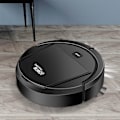 Miniatyrbillede 2 af 4: Robotstøvsuger, Fejerobot, Ultra Tynd og Stille, Rengør Hårde Gulve til Mellemlange Tæpper, Integreret Hukommelse Flere Rengøringstilstande Støvsuger Bedste Fan Black