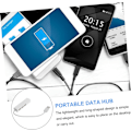 Miniatyrbild 5 av 8: 1 st USB-omvandlare Hub Nätverksport USB-datoradapter