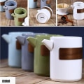 Miniatyrbillede 3 af 5: Keramisk Drypkop Kaffe Filter Hæld Over Kaffe Maskine Tragt Drypper Kaffe Filter Kop Espresso Co