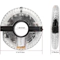 Miniatyrbillede 2 af 5: Cykling Nav Lygte, 7 LED 9 Farver 18 Billeder Vandafvisende USB Genopladelig LED Cykel Hjul Lys Eger