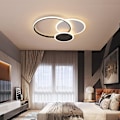 Miniatyrbillede 1 af 5: 52cm Loftlampe LED Cirkel Design Flush Mount Metal Klassisk
