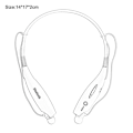 Pikkukuva 5 / 5: Bluetooth Langaton Handsfree Urheilukuvamukset Stereokuulokkeet iPhone