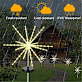 Miniatyrbilde 3 av 5: 1 stk. Fyverkeri Lys Solar Julehage Sti Led Dekor