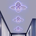 Miniatyrbilde 2 av 5: 20cm LED Taklampe Krystall Veranda Moderne Blomsterdesign