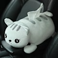 Miniatyrbillede 2 af 5: Kawaii Bil Pig Husky Kat Håndklæde Plyslegetøj Dyr Æske Hjem Sofa Vævsæske Serviettaske Pose Plushie