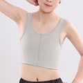 Miniatyrbillede 3 af 5: Kvindes Brystbinder Stærk Elastisk Bånd Tanktop Shapewear Åndbar Toppe Til Tomboy Trans Lesbisk Gray