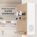 Miniatyrbild 1 av 3: Väggmonterad Vattenkylare med Pump för Varm och Kall Vatten