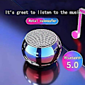 Pikkukuva 3 / 4: Pieni Bluetooth-kaiutin Kannettava Langaton Värikäs Metallikotelo - Stereoääni Mini Bluetooth-kaiutin