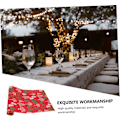 Miniatyrbillede 3 af 8: Juledug Julefrokost Bordmåtter