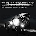 Miniatyrbillede 1 af 5: Justerbar Cykel Forlygte USB X3 T6 LED Frontlampe