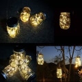Pikkukuva 4 / 5: Ulkovalaistus Solar String Light 20 LED:tä Solar Mason Jar Lid Set