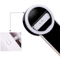Miniatyrbillede 1 af 4: Bærbar Selfie Lysring Klip LED Flash Telefon Ring