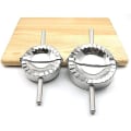 Miniatyrbilde 1 av 4: 2 Lange Håndtak Dumpling Maker i Rustfritt Stål - Bakstform