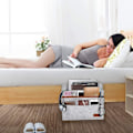 Miniatyrbillede 2 af 5: Sengbordskasse, Filt Sengbord Opbevaringsarrangør Hjem Madras Sofa Bord Skab Seng Kasse Opbevaring