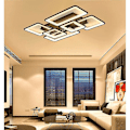 Miniatyrbillede 3 af 5: 90cm LED Loftlampe 120w Moderne 6-kvadratisk Akryl Sort
