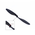 Miniatyrbild 3 av 5: 1045 Svart Röd Nylon Propeller för Hexa Multicopter