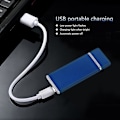Miniatyrbillede 2 af 5: USB Opladningslighter Vindtæt Genopladelig Ultra-tynd G-sensor