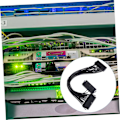 Miniatyrbild 3 av 8: 2 st Datorchassi Linje Strömförsörjning 24-pin Strömkabel Andra Strömförsörjningssladd Koppla Samman Två Undvik Överbelastning