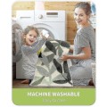 Miniatyrbillede 3 af 4: Grønne Badeværelsesmåtter Søde Blade Bademåtter Skridsikker Mikrofiber