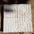 Miniatyrbilde 3 av 5: Belegningsform for murstein, betong, stein, firkantet, for plater, hage, plen, belegningsstein, innkjørsler, vei