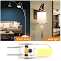 Miniatyrbillede 2 af 4: 4 stk. LED Bi-pin Lys Gy6.35 Spotlight 5w 500 Lm Cob Pære
