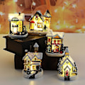 Miniatyrbilde 2 av 5: Julepynt Lysende Harpiks Lite Hus (b Stil)
