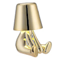 Miniatyrbillede 4 af 5: Thinker Little Golden Men Bordlamper Skrivebordslys 3 Niveau