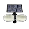 Miniatyrbilde 1 av 4: Solcellelampe To Hoveder Led Solcelle Vegglampe Vanntett Roterende