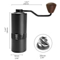 Miniatyrbilde 4 av 4: 1 stk Manuell Kvern for Kaffe Håndkvern Rustfritt Stål Burr