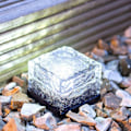 Miniatyrbillede 1 af 5: Vandafvisende Solcelledrevet LED Stenlys Terning Mursten Have