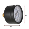 Miniatyrbild 1 av 5: Prof 1/8 Tums 160psi Kompressor Lufttrycksmätare