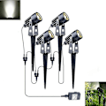 Miniatyrbillede 1 af 5: 4 stk. LED Have Spotlys til Havegang, Græs, Udendørs, Vandafvisende