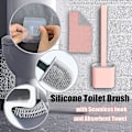 Pikkukuva 1 / 4: WC-harjat syväpuhdistukseen, silikoninen harjanpidike setti