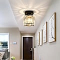 Miniatyrbillede 5 af 5: 17cm Loftlampe Led Gang Flush Mount Glas Geometrisk