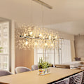 Miniatyrbillede 4 af 5: 12-lyses Ø-lampe i guld med LED-lys