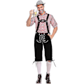 Pikkukuva 2 / 5: Miesten Baijerilainen Oktoberfest-asusetti Up Fancy Oktoberfest- ja Olutjuhliin L Red