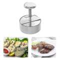 Miniatyrbillede 5 af 5: Homemiyn Burgerpresse, Premium Rustfrit Stål Hamburgerpresse, Justerbar Hamburger Patty Maker-yuhao