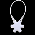 Miniatyrbilde 4 av 5: Multihodetelefon Splitter 3,5 mm 6-veis lydadapterkabel