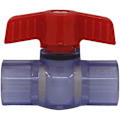 Miniatyrbillede 1 af 5: PVC Kugleventil 40mm Limventil Kugleventil Kugleventil Kuglebasin (Indvendig Diameter 40mm)