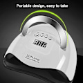 Miniatyrbilde 4 av 4: Negldørker 220W 4-trinns LED Negllys UV Gel Baking Light EU 220W