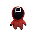 Miniatyrbild 1 av 5: Squid Game Plysch Pop Nyckelring Hängare Väska Ornament Leksak Kvadrat Söt