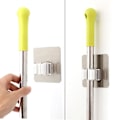 Miniatyrbillede 1 af 5: Køkken Organizer Væghylde Mop Hanger Opbevaringsstativ