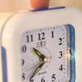 Miniatyrbillede 5 af 5: Firkantet Lille Vækkeur Soveværelse Sengebord Ur Med Natlys