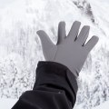 Miniatyrbillede 5 af 5: Vinter Kvinder Læder Handsker Tekstning Handsker Varme Touchscreen Handsker