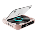 Pikkukuva 1 / 5: CD-soitin A-b Toisto Bluetooth-yhteensopiva CD-soitin Muistitoiminto Kotiin Autoon Pink