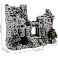 Miniatyrbilde 2 av 5: Harpiks Landskaps Slott Akvarium Simulering Harpiks Skjulested Akvarium Ornamenter Dekor